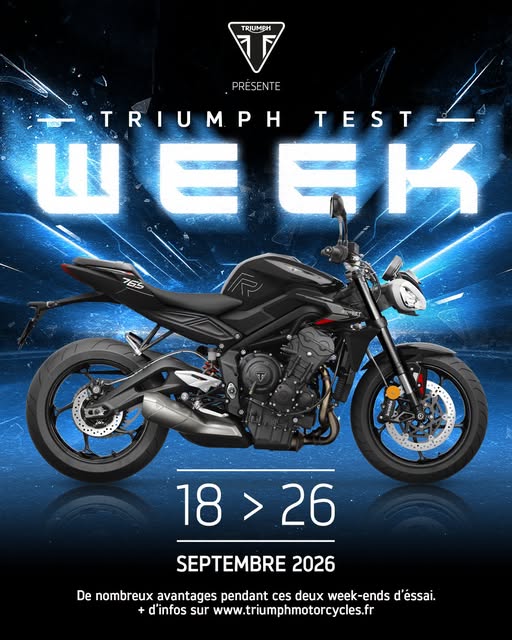Triumph Ambutrix vous invite à la Triumph Test Week